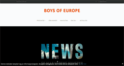 Desktop Screenshot of boysofeurope.no