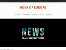 Tablet Screenshot of boysofeurope.no